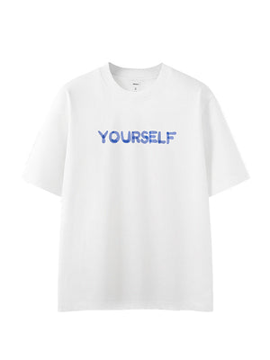 Liber SS Men's Lettering Printed T-Shirt