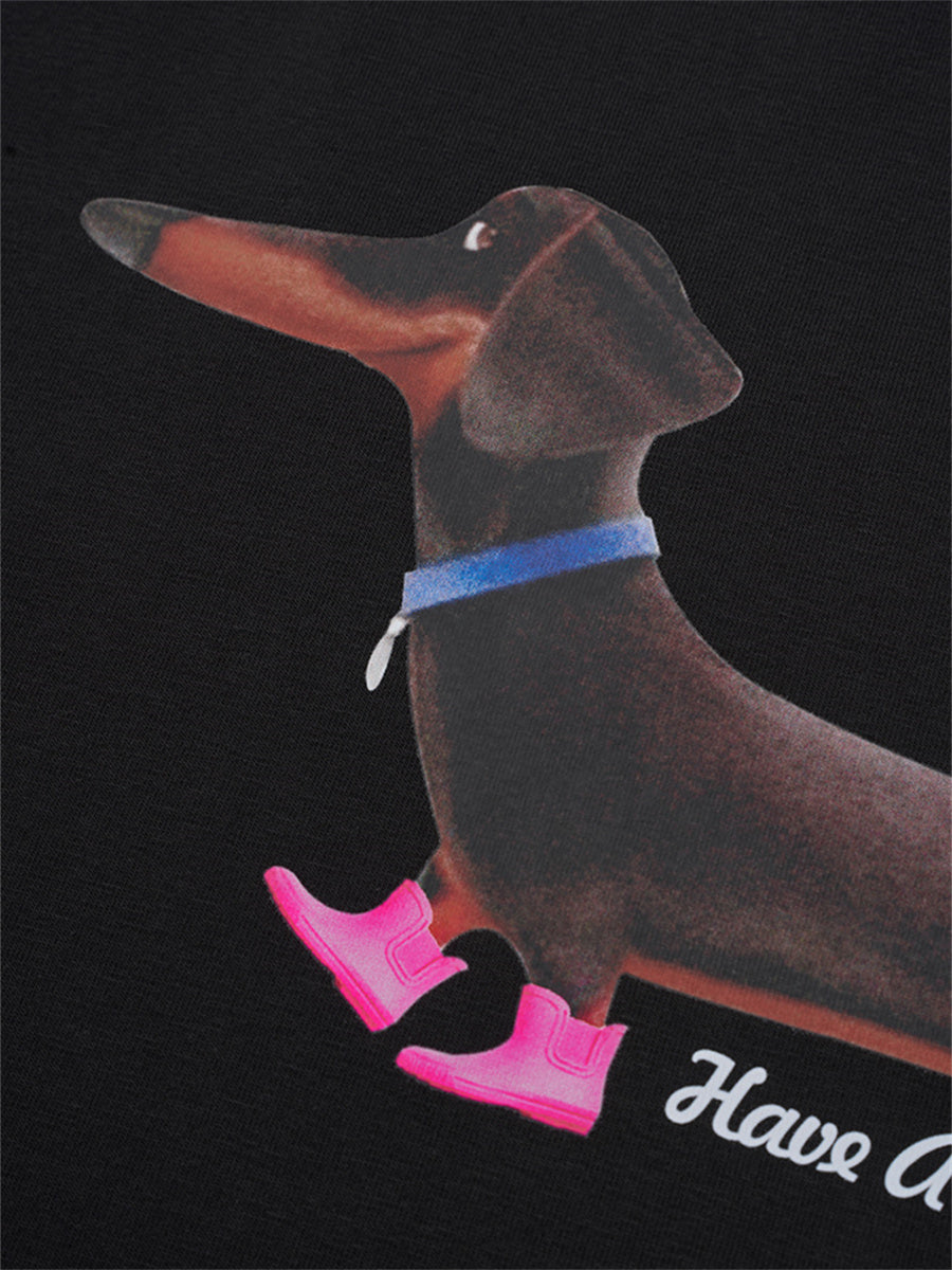 Liber SS Men's Printed Animal T-Shirt