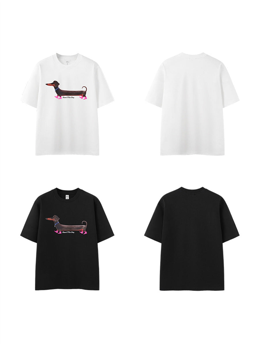Liber SS Men's Printed Animal T-Shirt