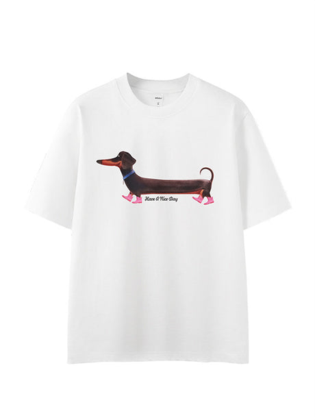 Liber SS Men's Printed Animal T-Shirt