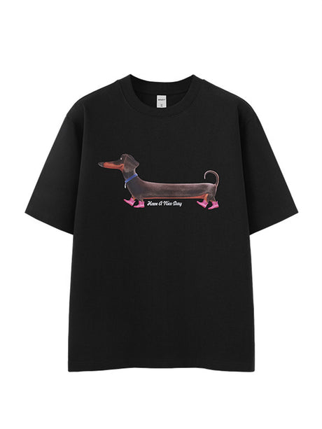 Liber SS Men's Printed Animal T-Shirt
