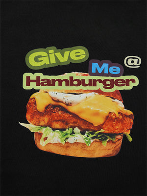 Liber SS Men's Printed Hamburger T-Shirt