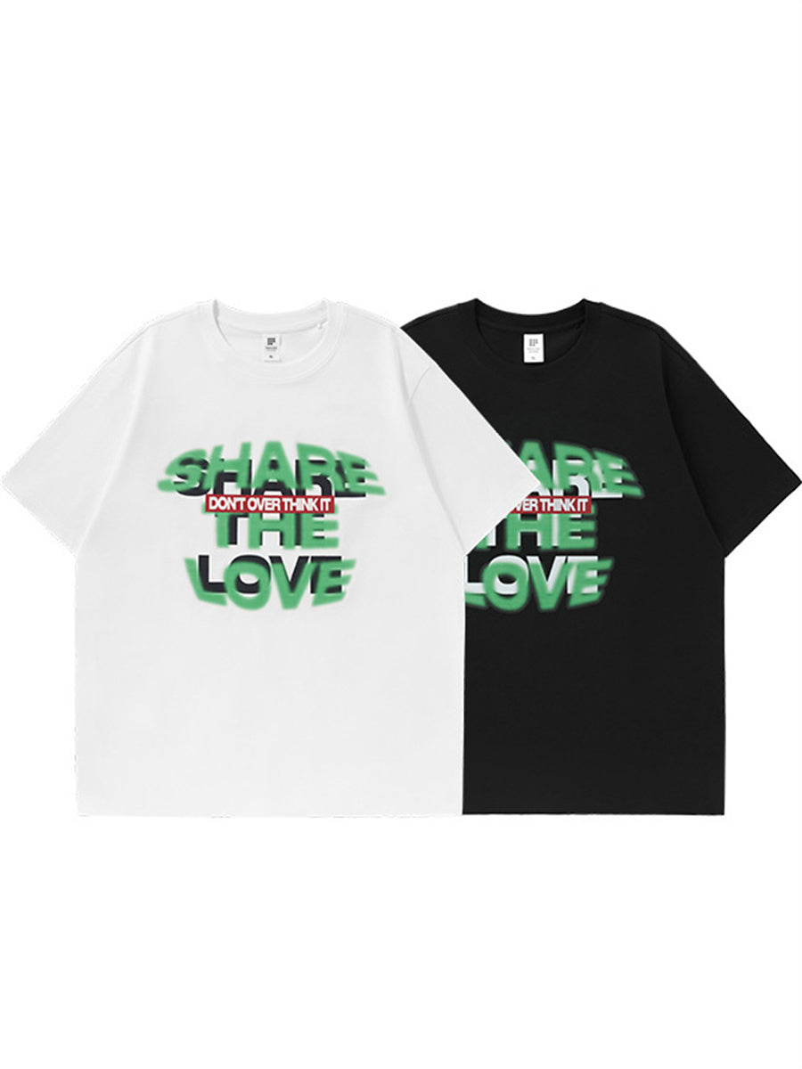 Liber SS Men's Lettering Printed T-Shirt