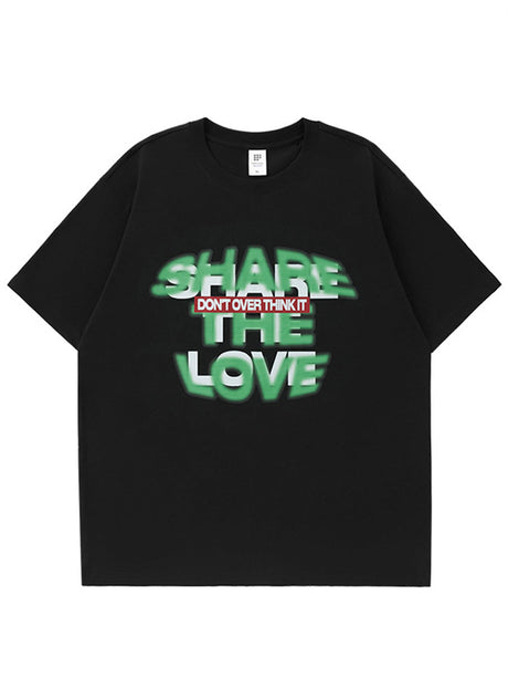 Liber SS Men's Lettering Printed T-Shirt