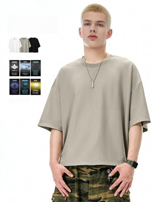 Liber SS Men's Solid T-Shirt
