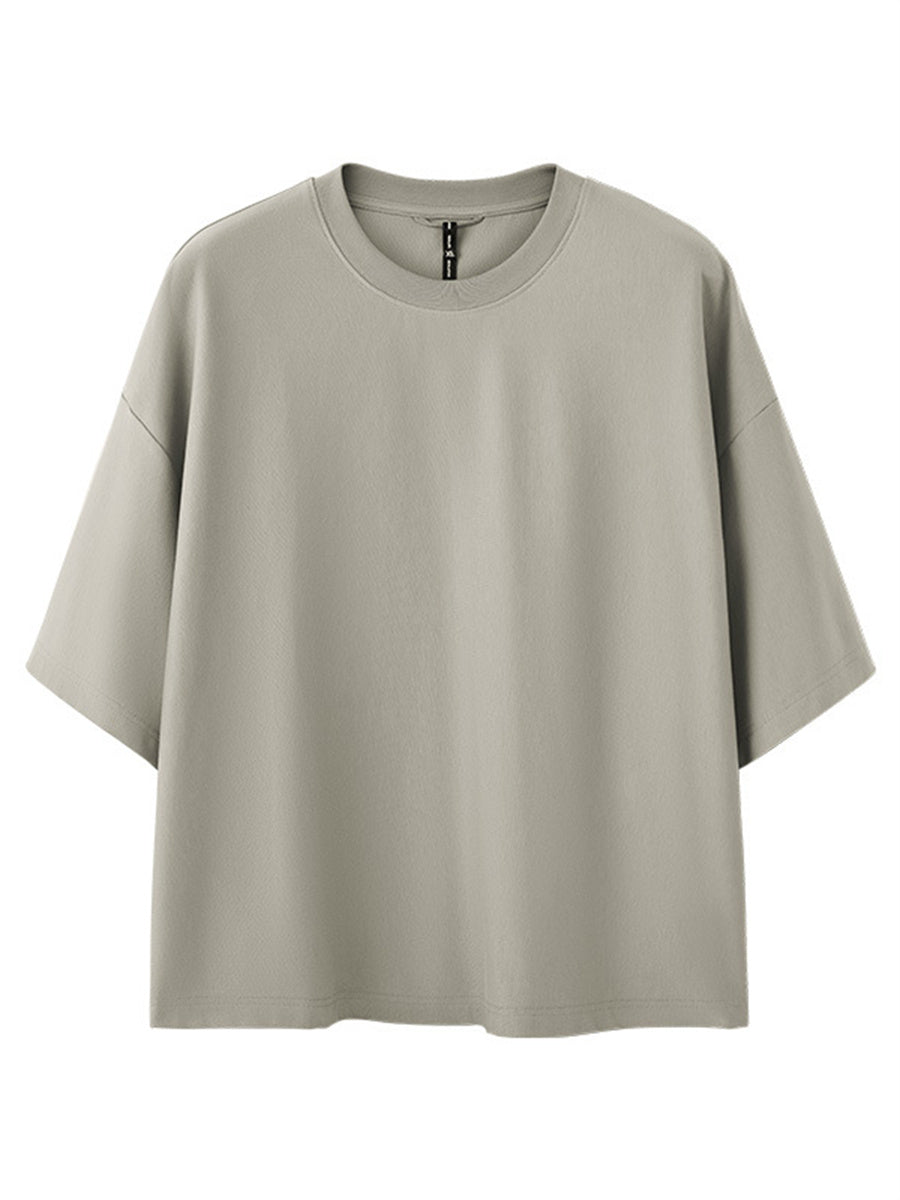 Liber SS Men's Solid T-Shirt