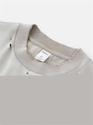 Liber Spring Men's Embroidered Pattern Letter T-shirts