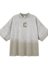 Liber Spring Men's Embroidered Pattern Letter T-shirts