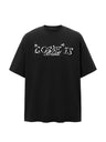 Liber SS Men's Lettering Beaded T-shirt