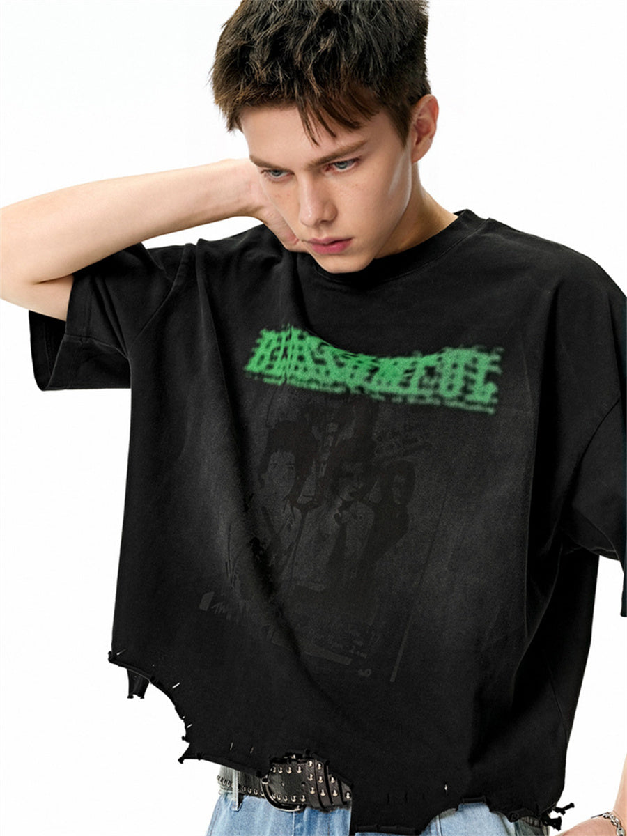 Liber Summer Men's Solid Color T-shirts