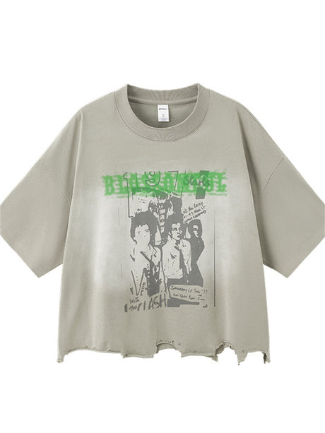 Liber Summer Men's Solid Color T-shirts
