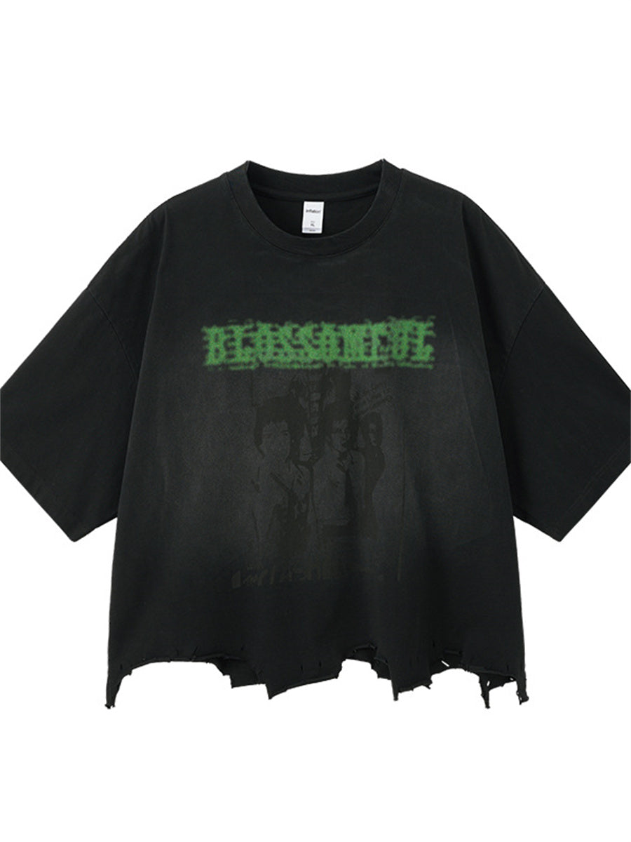 Liber Summer Men's Solid Color T-shirts