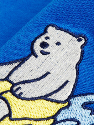 Liber Summer Men's Double needle seams at cuff hem Cartoon T-shirts