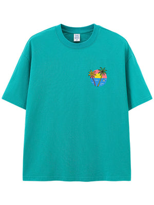 Liber Summer Men's Printed Seaside T-shirts