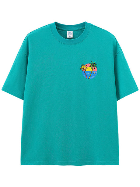 Liber Summer Men's Printed Seaside T-shirts
