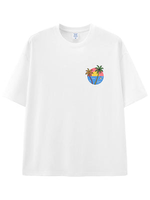 Liber Summer Men's Printed Seaside T-shirts