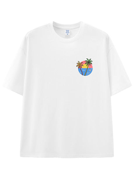 Liber Summer Men's Printed Seaside T-shirts
