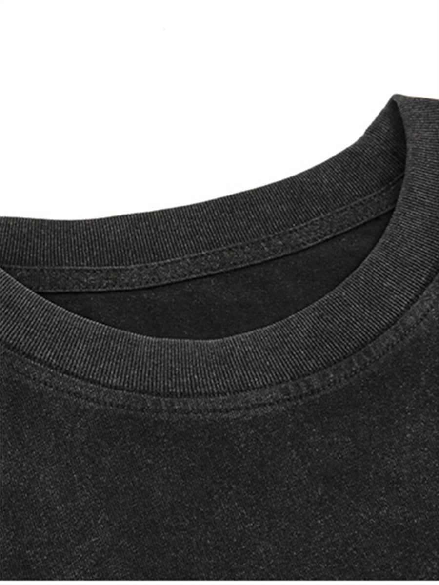 Liber Summer Men's Printed Pattern T-shirts