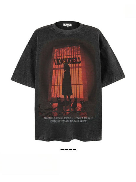 Liber Summer Men's Printed Pattern T-shirts