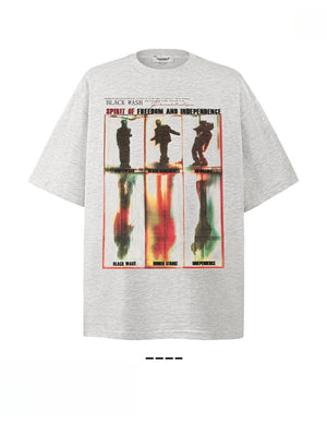 Liber Summer Men's Printed Figure T-shirts
