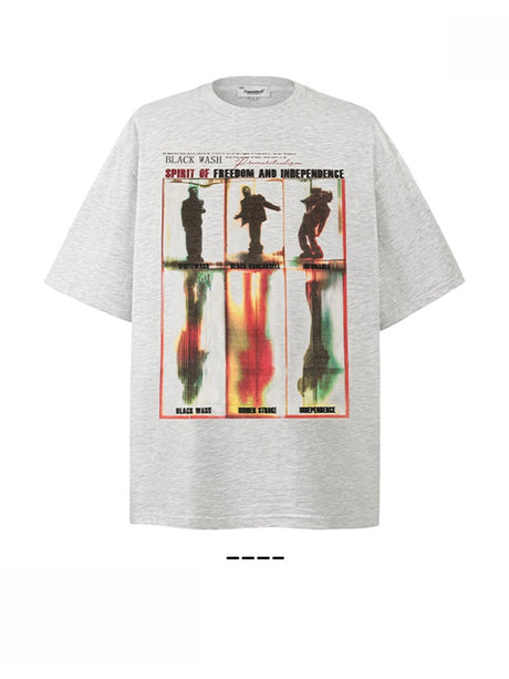 Liber Summer Men's Printed Figure T-shirts