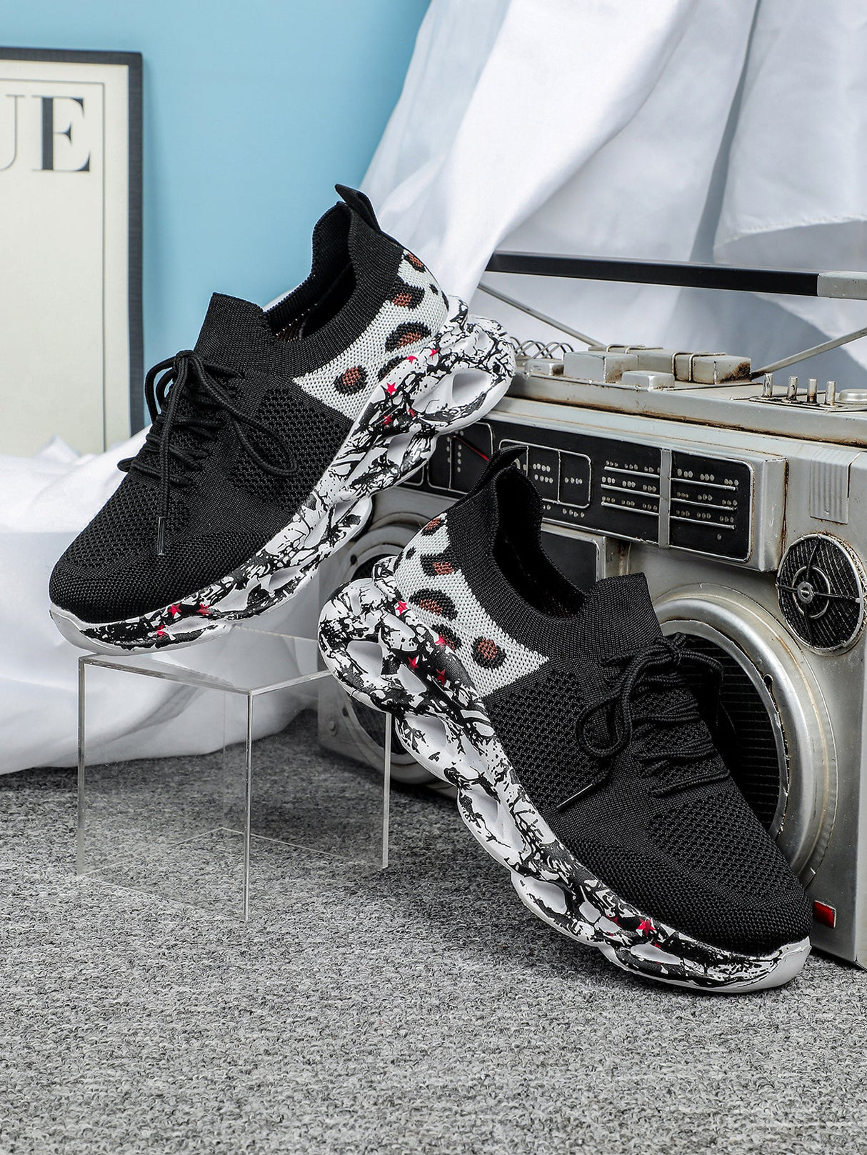 Liber Four Seasons Print Unisex Casual Sneakers