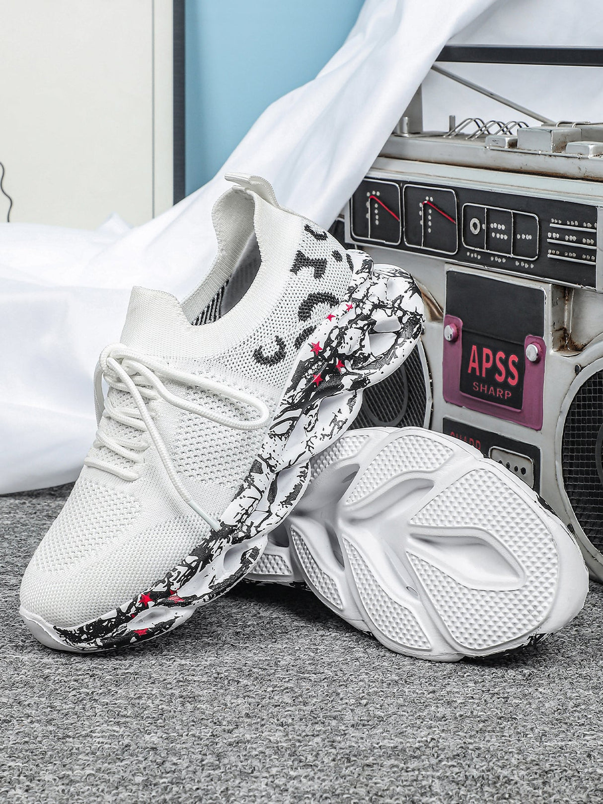 Liber Four Seasons Print Unisex Casual Sneakers