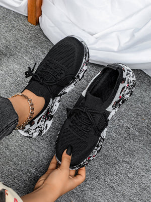 Liber Four Seasons Print Unisex Casual Sneakers