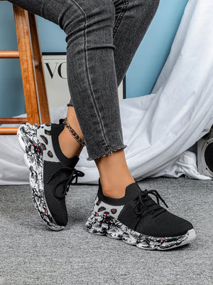 Liber Four Seasons Print Unisex Casual Sneakers