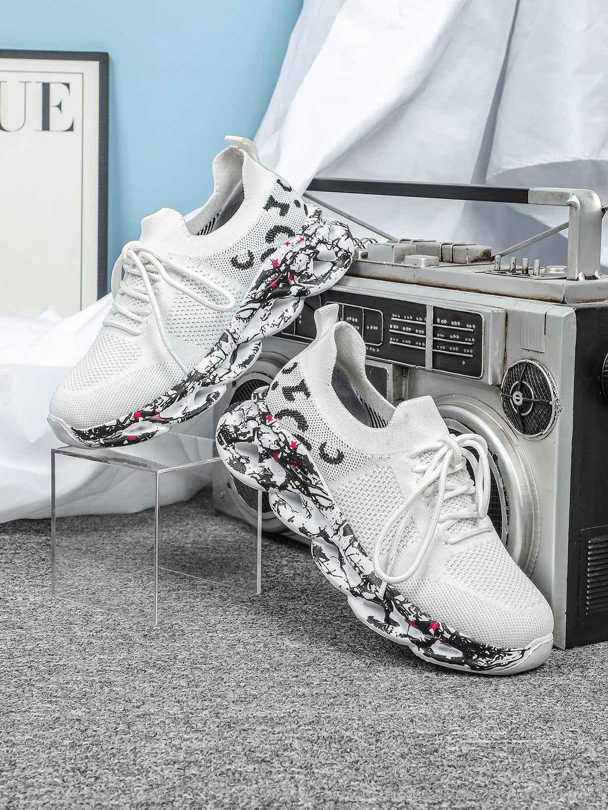 Liber Four Seasons Print Unisex Casual Sneakers