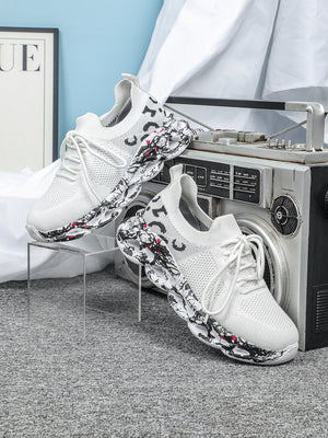 Liber Four Seasons Print Unisex Casual Sneakers