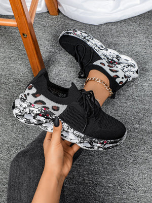 Liber Four Seasons Print Unisex Casual Sneakers