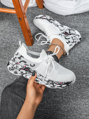 Liber Four Seasons Print Unisex Casual Sneakers