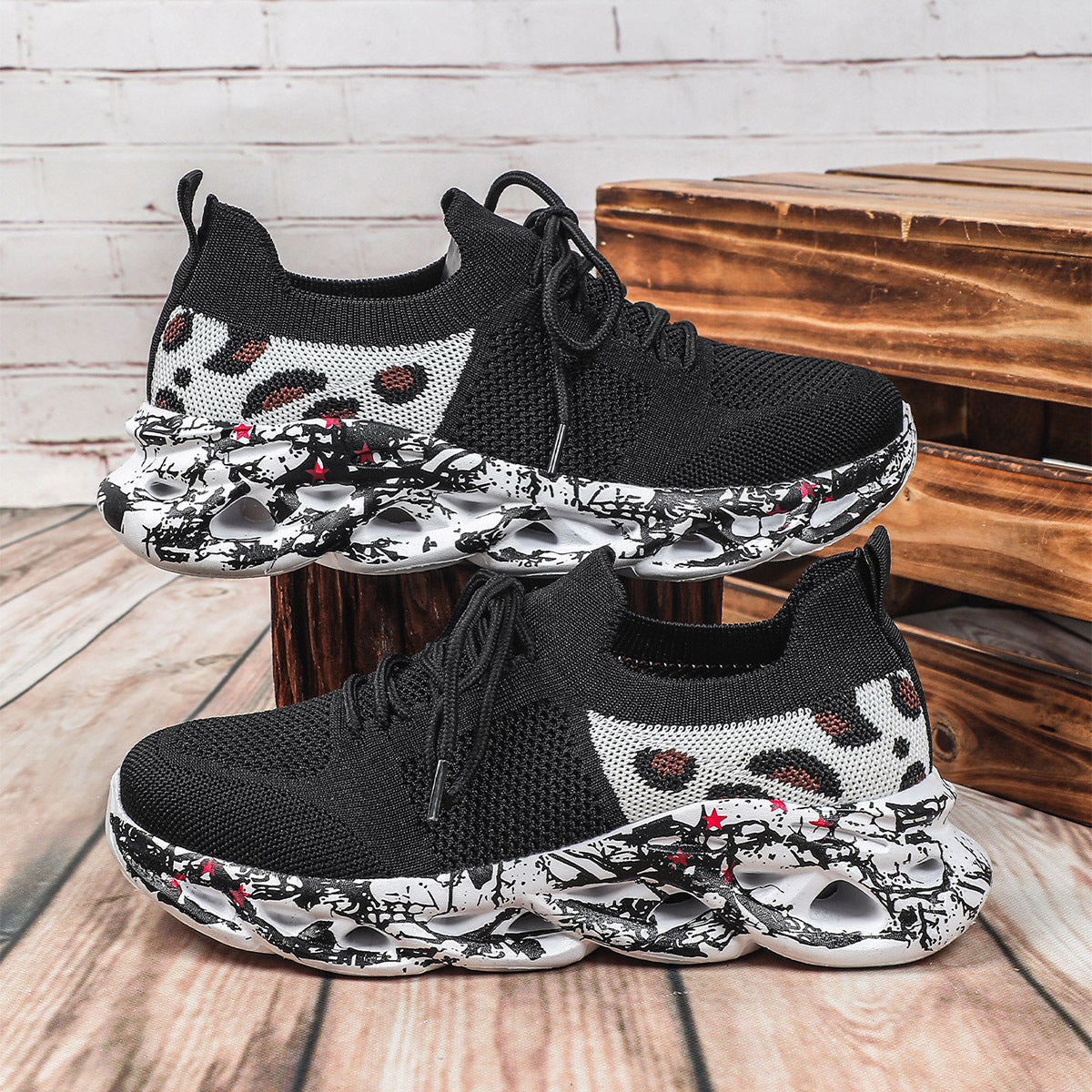 Liber Four Seasons Print Unisex Casual Sneakers