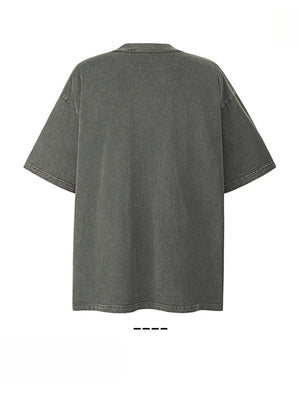 Liber Summer Men's Printed Letter T-shirts
