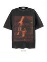 Liber Summer Men's Printed Letter T-shirts