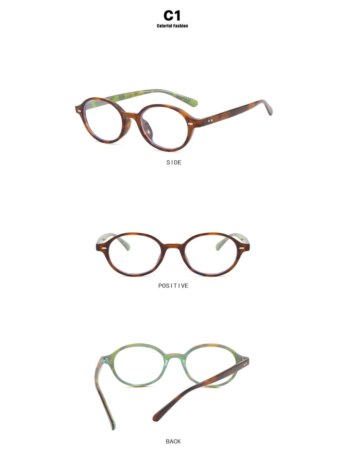 Liber ACC Oval Glasses&Eyewear