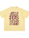 Liber SS Men's Lettering Printed T-Shirt
