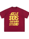 Liber SS Men's Lettering Printed T-Shirt