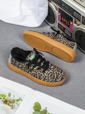 Liber Four Seasons Leopard Print Unisex Casual Sports Shoes
