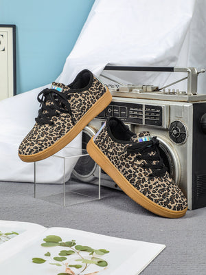 Liber Four Seasons Leopard Print Unisex Casual Sports Shoes