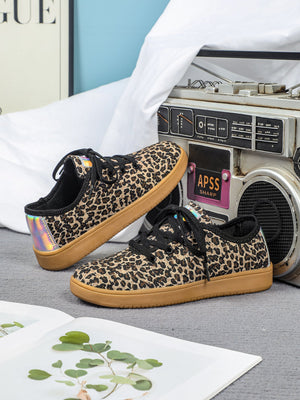 Liber Four Seasons Leopard Print Unisex Casual Sports Shoes