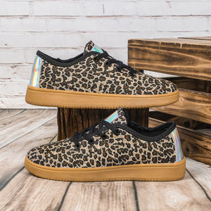 Liber Four Seasons Leopard Print Unisex Casual Sports Shoes