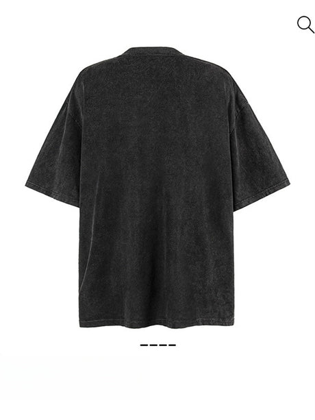 Liber Summer Men's Printed Letter T-shirts