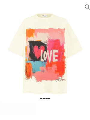 Liber Summer Men's Printed Graffiti T-shirts