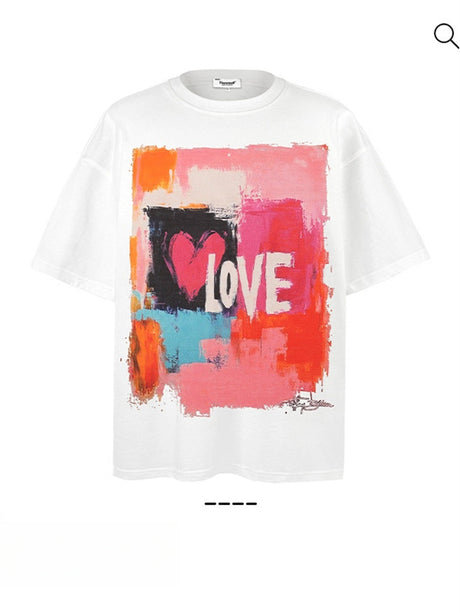 Liber Summer Men's Printed Graffiti T-shirts