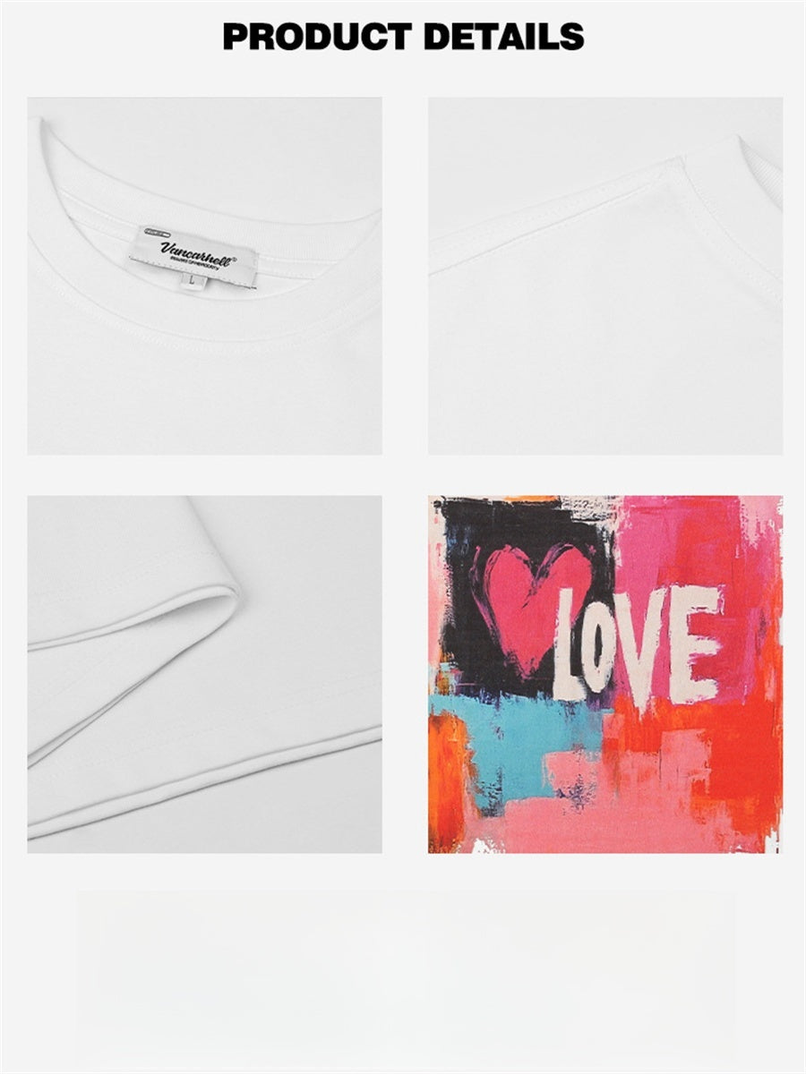 Liber Summer Men's Printed Graffiti T-shirts