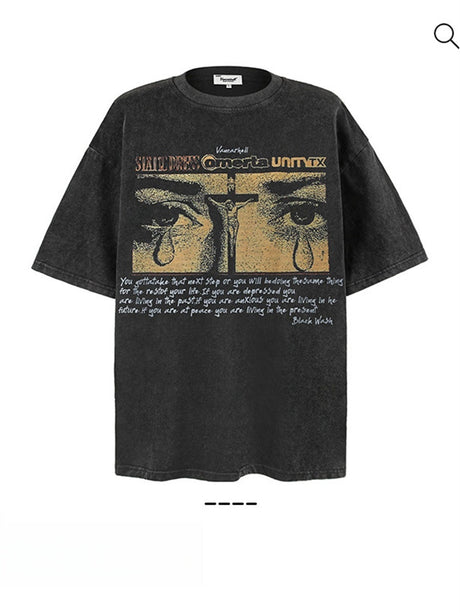 Liber Summer Men's Printed Solid Color T-shirts