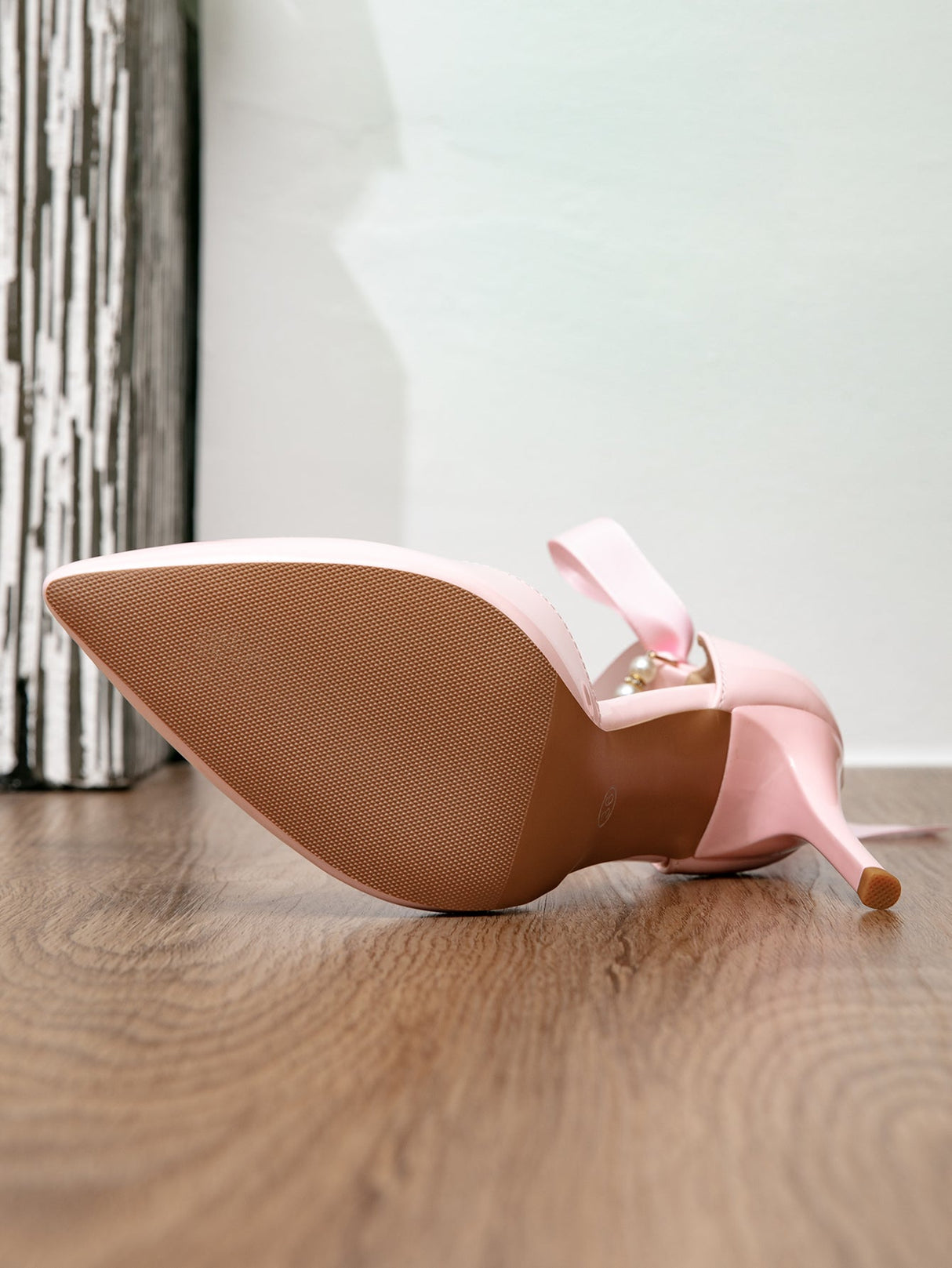 Liber Spring and summer women's shoes beaded bow high heels