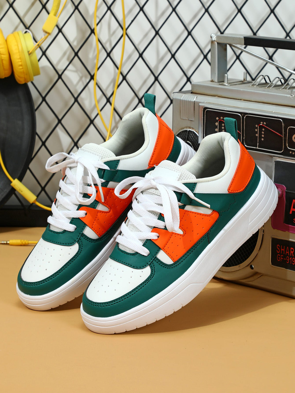 Liber Four seasons women's shoes color matching ladies sneakers